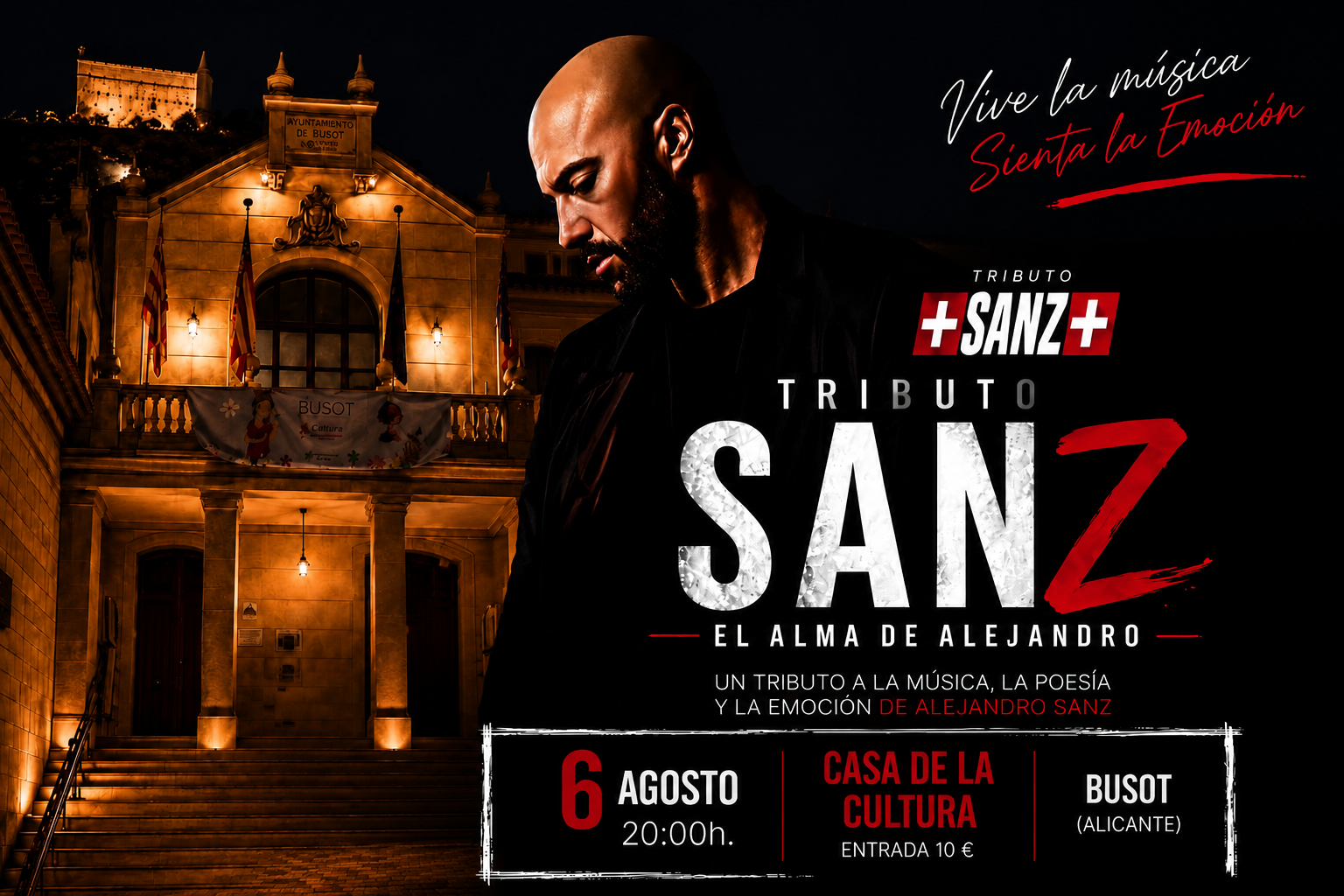 Concierto Tributo Alejandro Sanz 2026